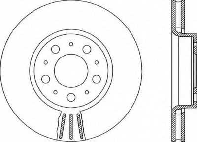 OPEN PARTS bdr191020 -  Тормозной диск